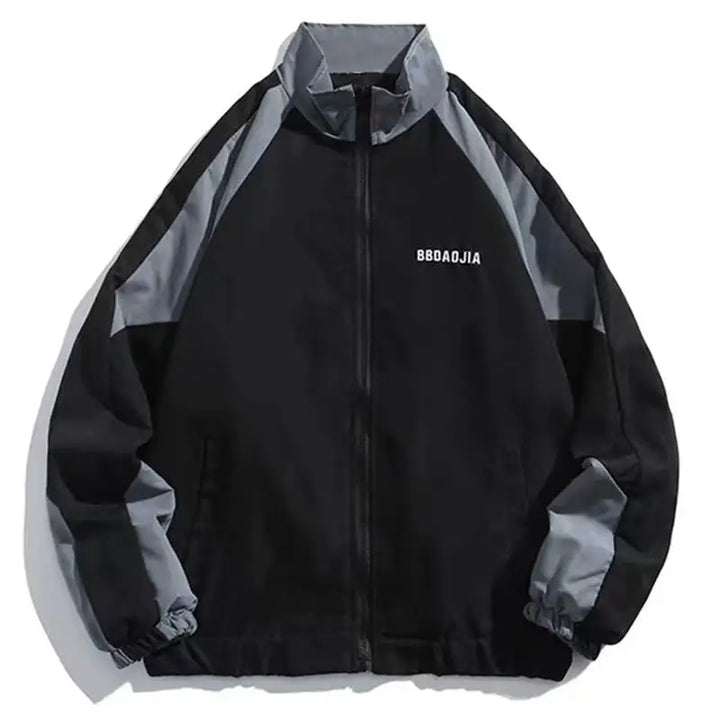 Casual men's windbreaker jacket in urban style. Lightweight & weather-resistant outerwear for stylish spring/fall protection.