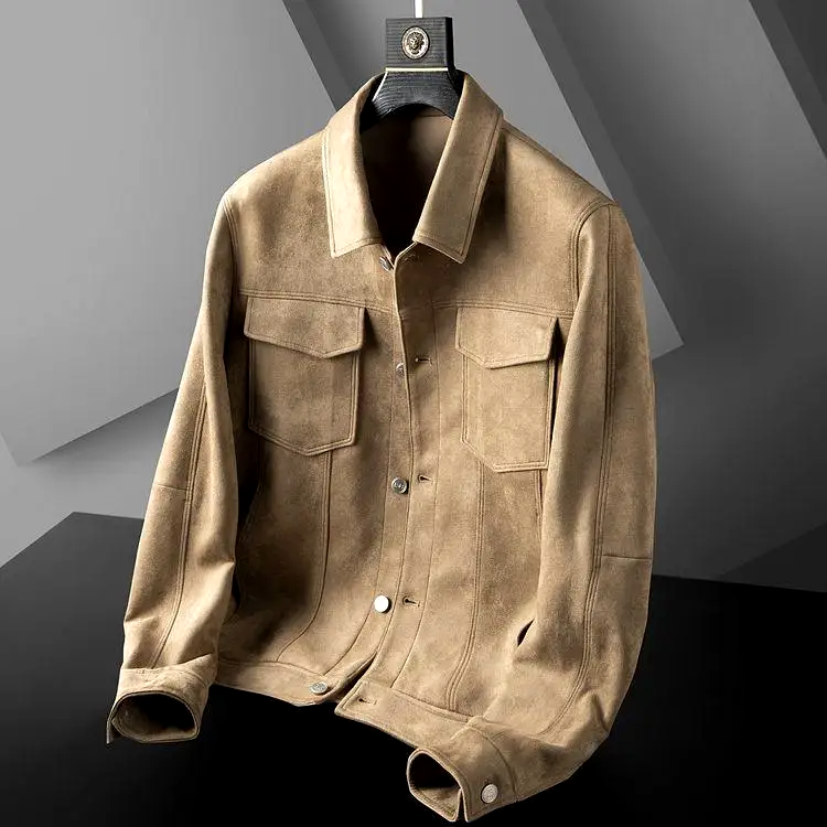 Comfortable men's black urban style jacket, ideal smart casual outerwear for versatile daily wear.