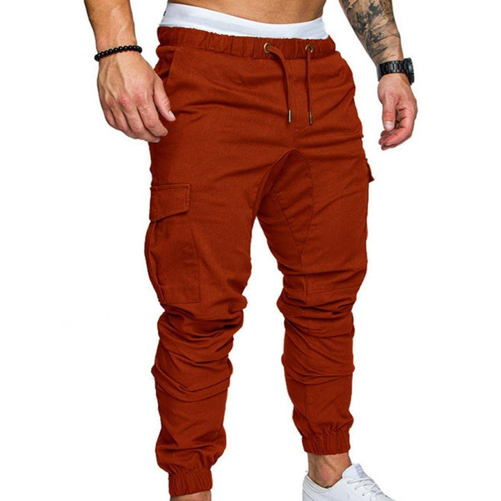 Men's versatile cargo pants for everyday comfort and style. Practical utility pockets.