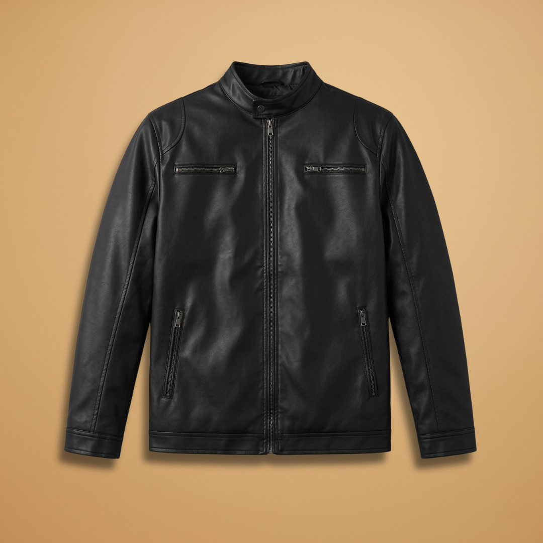 Men's versatile casual zip jacket with front zipper, perfect for everyday wear.