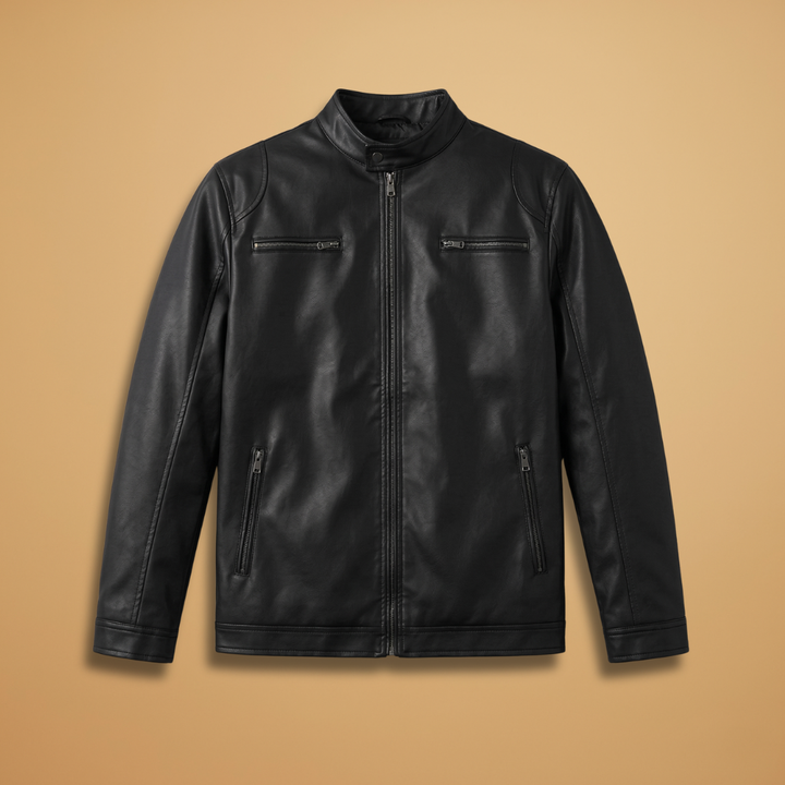 Men's versatile casual zip jacket with front zipper, perfect for everyday wear.