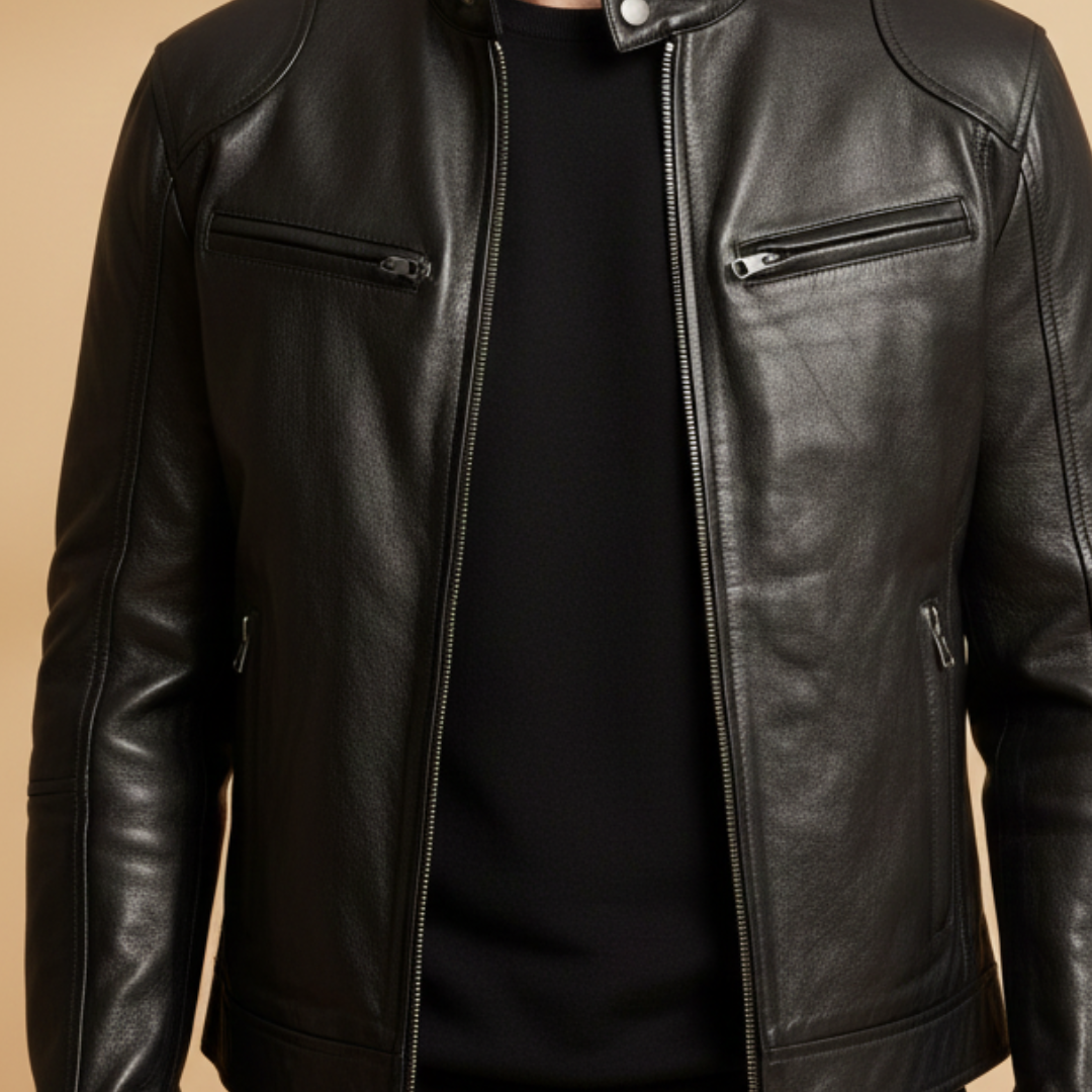 Practical men's casual jacket, ideal for layering and versatile styling.