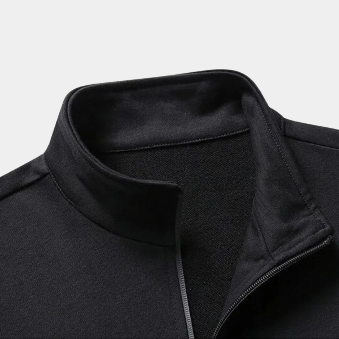 Stylish men's fashion tracksuit. Casual hoodie & pants set, ideal fall & spring activewear for men.