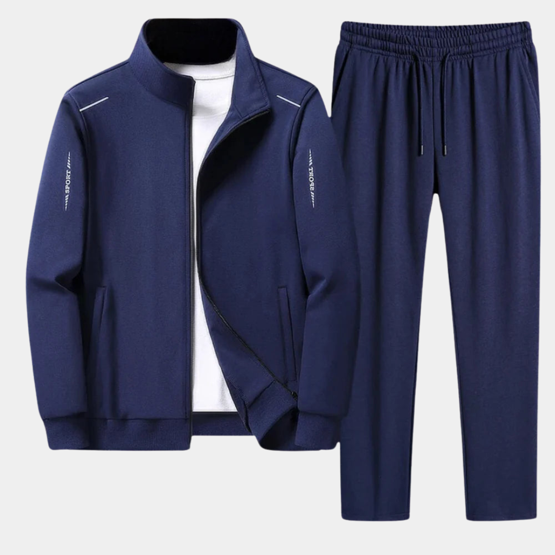 Premium men's comfort tracksuit. Soft, breathable hoodie & pants for active lifestyles, perfect casual set.