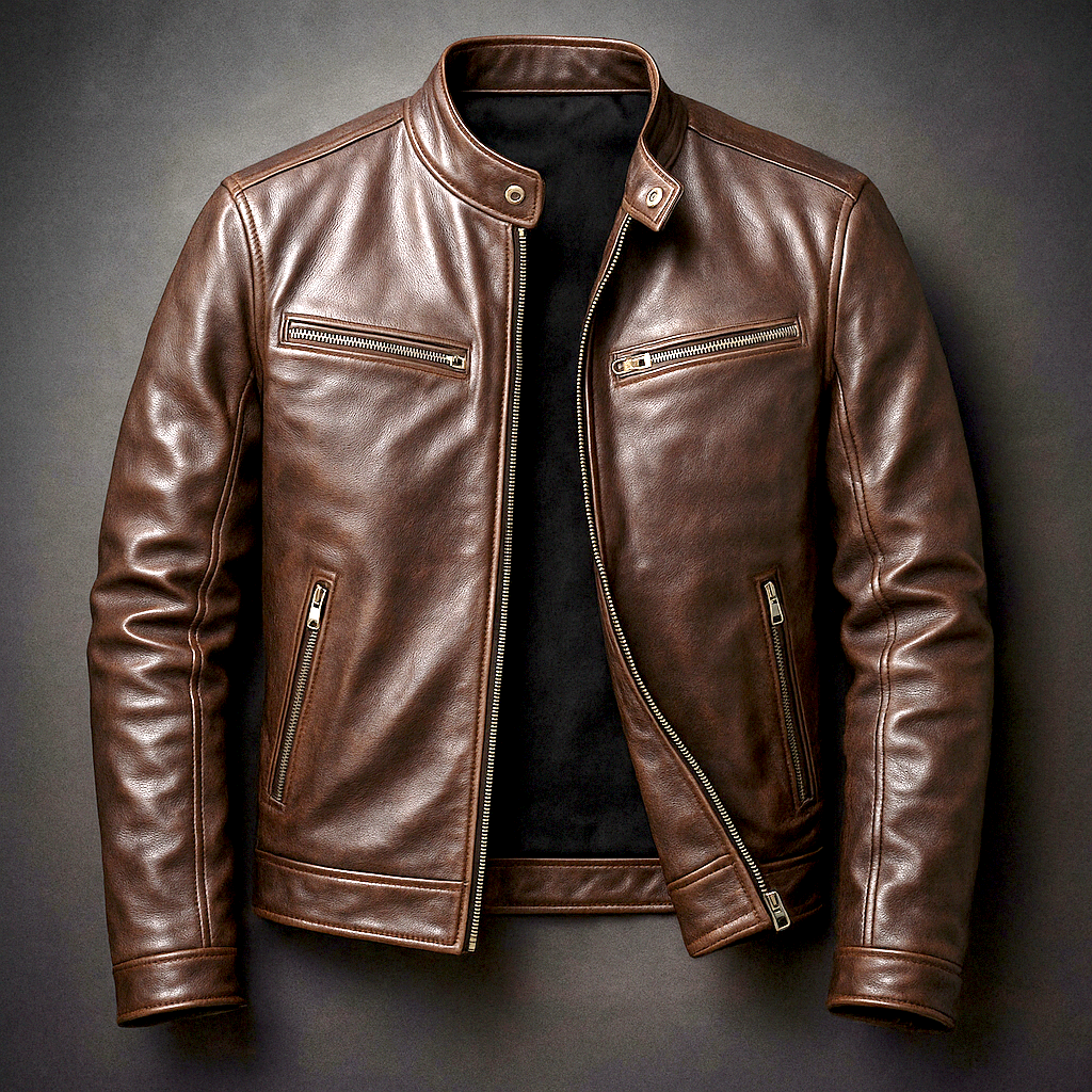 Stylish men's jacket with a vintage aesthetic, offering a classic look for versatile casual outfits.