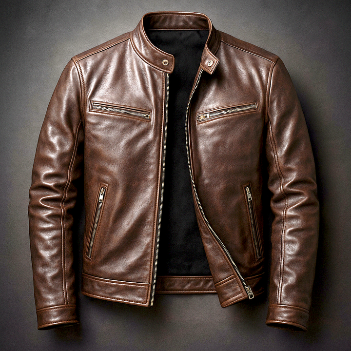 Stylish men's jacket with a vintage aesthetic, offering a classic look for versatile casual outfits.