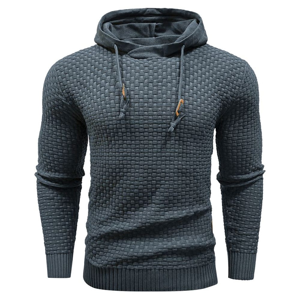 Premium men's waffle hoodie, crafted for comfort, warmth, and long-term durability.