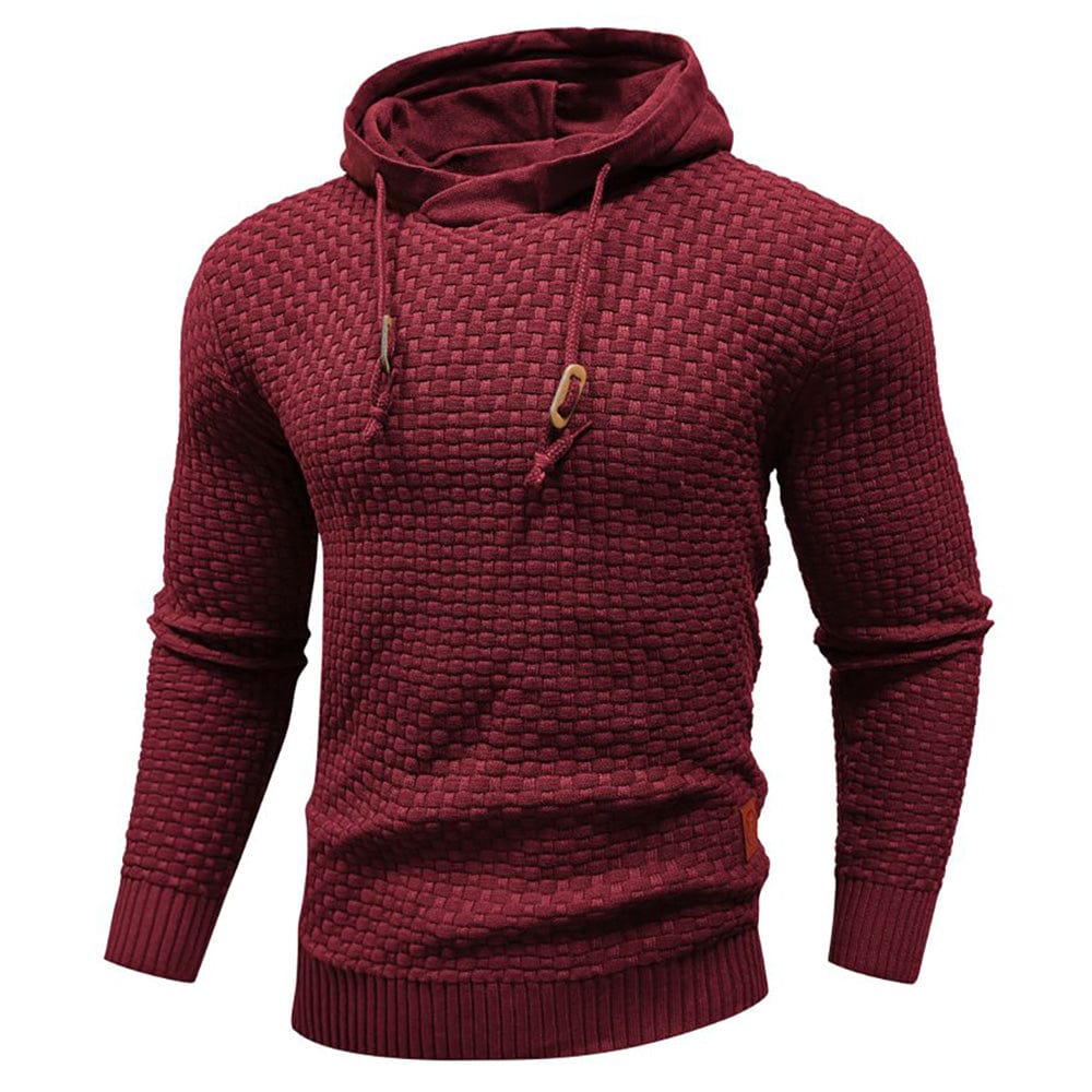 Warm men's waffle texture top, a durable and essential piece of men's apparel.