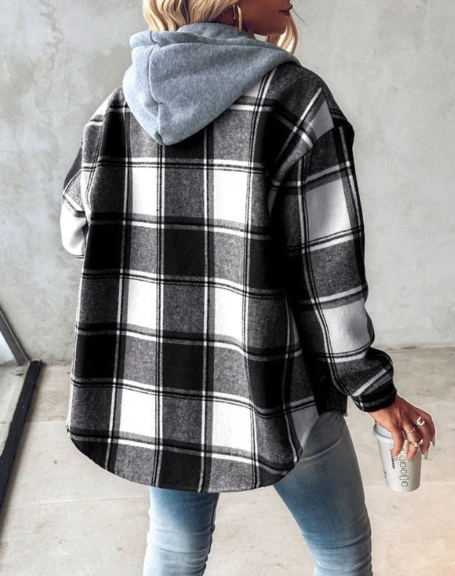 Modern men's flannel shirt jacket, blending ultimate comfort with everyday casual wear and fashion.
