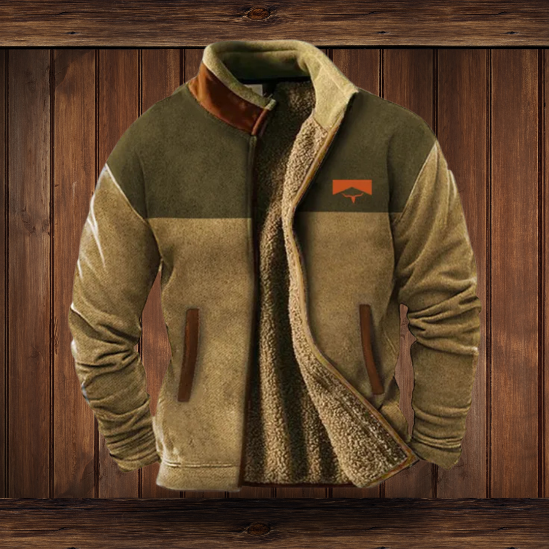 Men's comfortable warm jacket, perfect for outdoor activities, casual wear, and versatile layering.