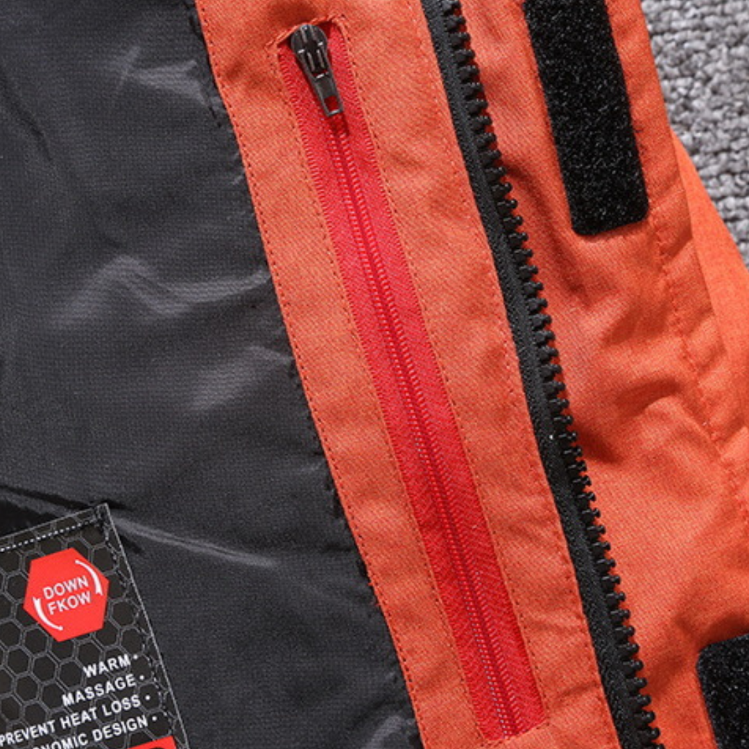 Warm men's winter coat, insulated and windproof, a versatile outerwear piece