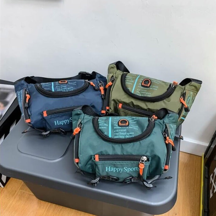 Premium men's water-resistant multi-way bag, a durable companion for any journey.
