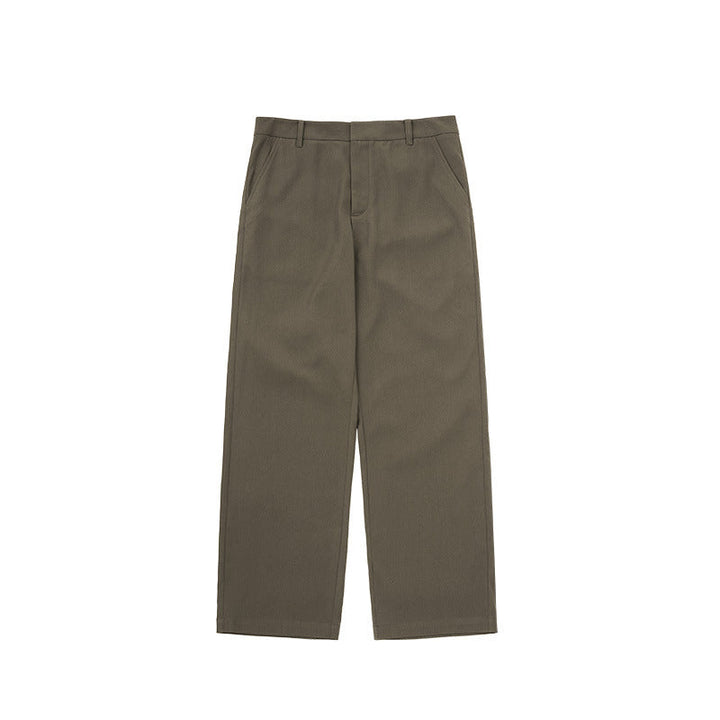 Tailored men's wide leg trousers, designed with a relaxed fit for ultimate comfort & style.