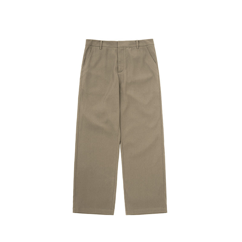 Smart casual men's wide leg dress pants, comfortable & stylish for various formal occasions.