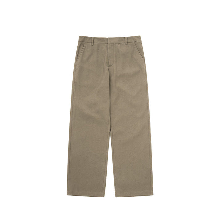 Smart casual men's wide leg dress pants, comfortable & stylish for various formal occasions.