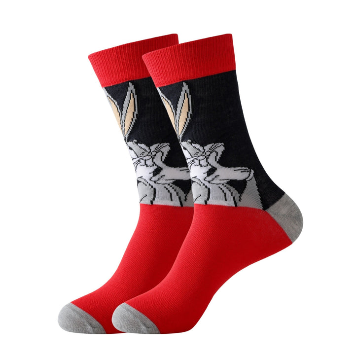 Soft, comfortable cartoon socks set, ideal for everyday casual wear.