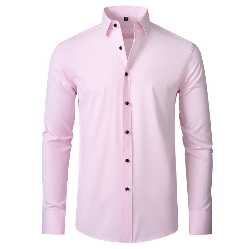 Versatile men's stretch dress shirt, ideal for office, business casual or smart casual occasions.