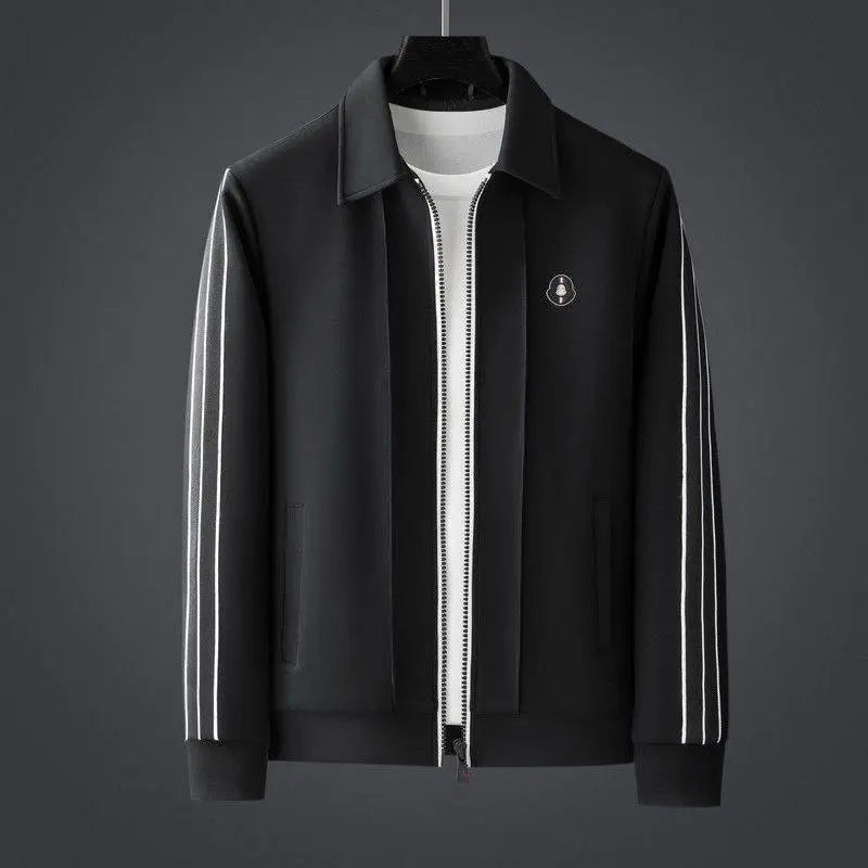 Sporty men's zip-up tracksuit set & joggers, perfect for fitness, running, or a sleek, casual fashion statement.