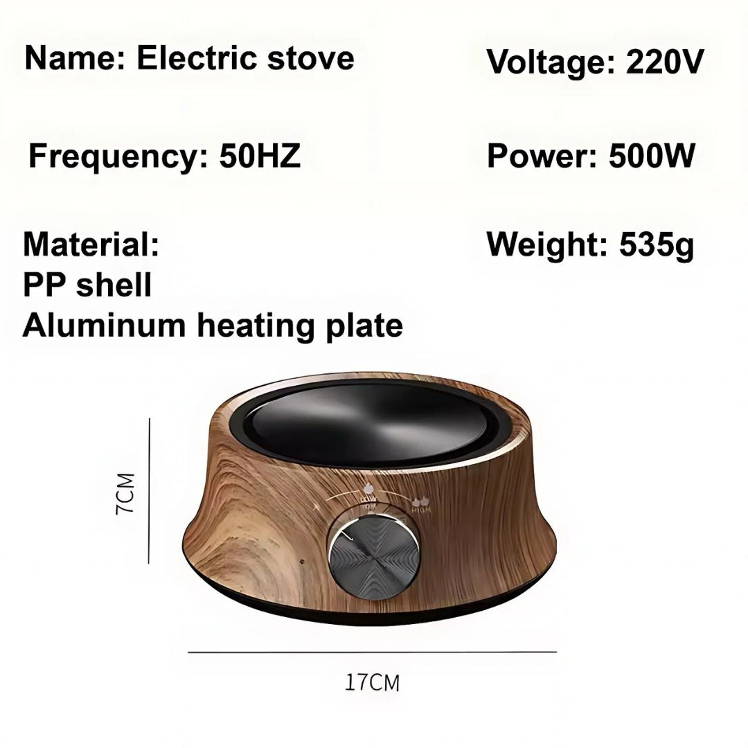 Efficient compact electric hot plate with adjustable temperature, ideal for quick heating & cooking.