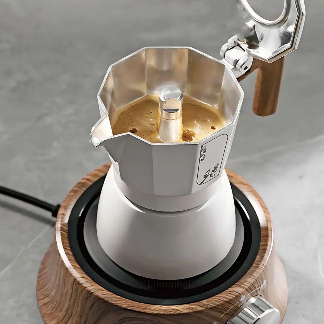 Compact mini electric stove, space-saving hot plate for dorms, offices, and small kitchens.