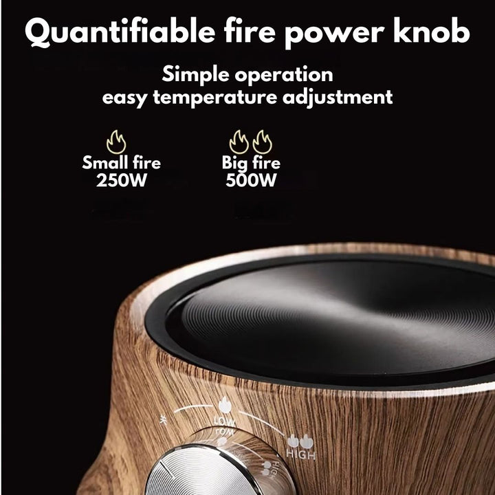 Compact electric hot plate, mini stove with temperature control, great for dorms & travel.