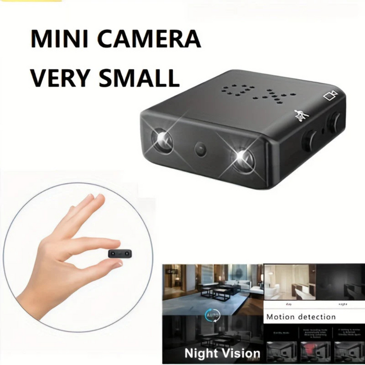 New4 mini hidden camera with full HD video, night vision, and motion detection for security