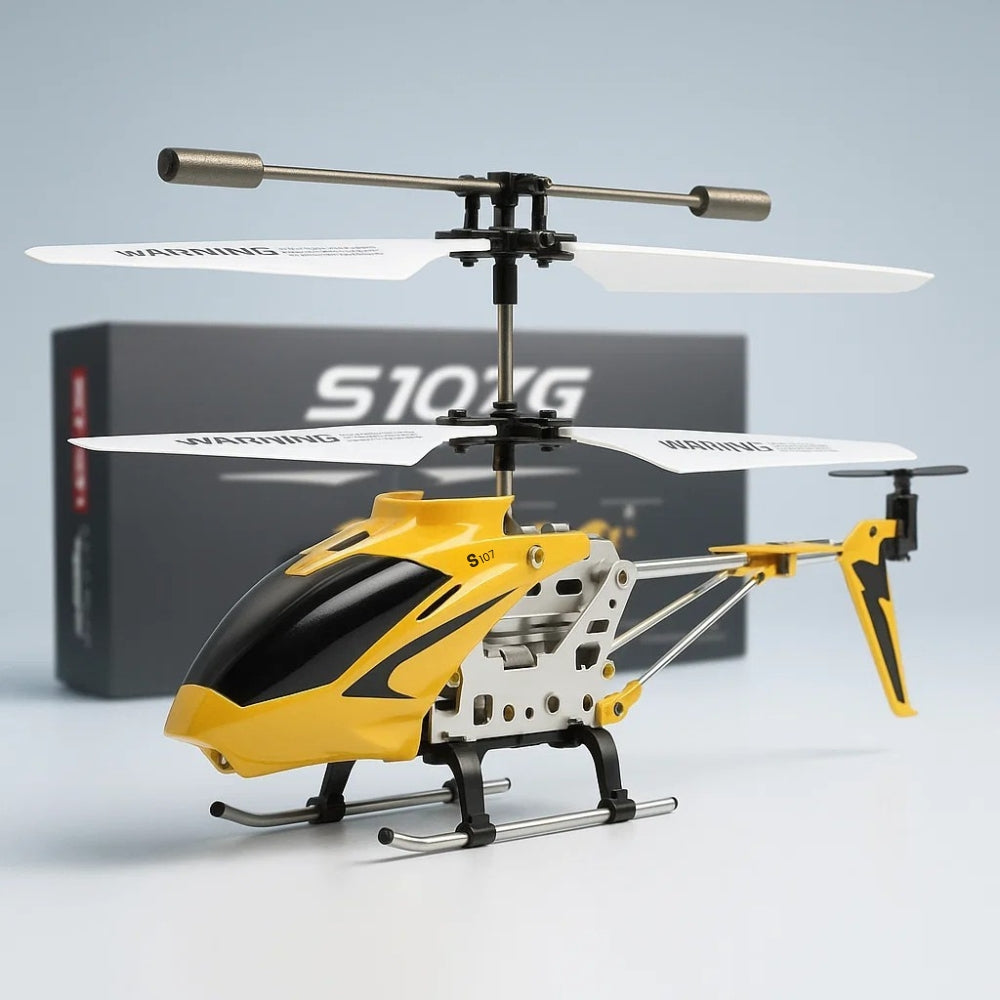 Unisex remote control drone toy, gyro stabilized for stable flights. Durable & unbreakable.