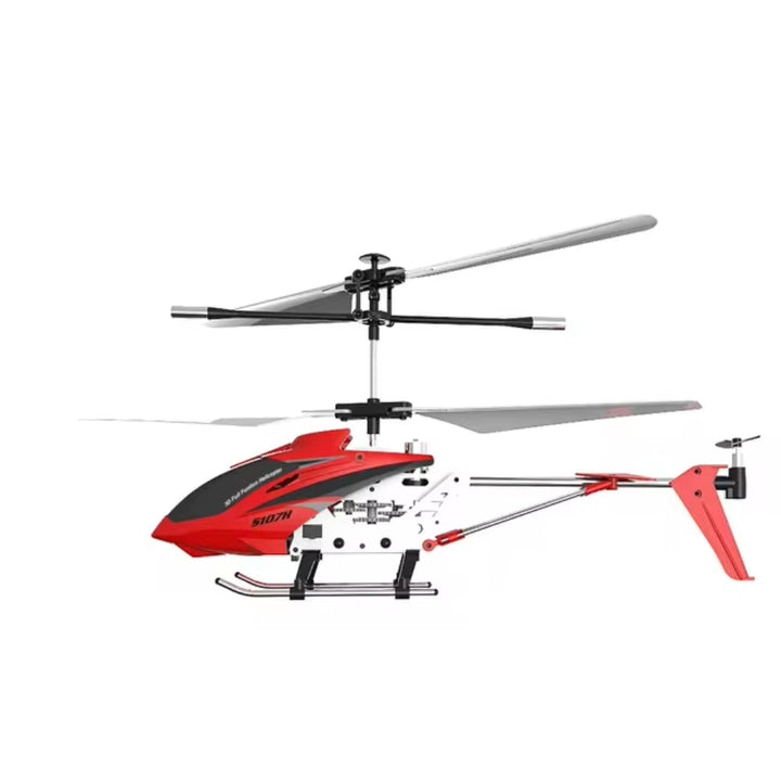 Crash-resistant mini RC helicopter with gyro for easy indoor & outdoor remote control flying.