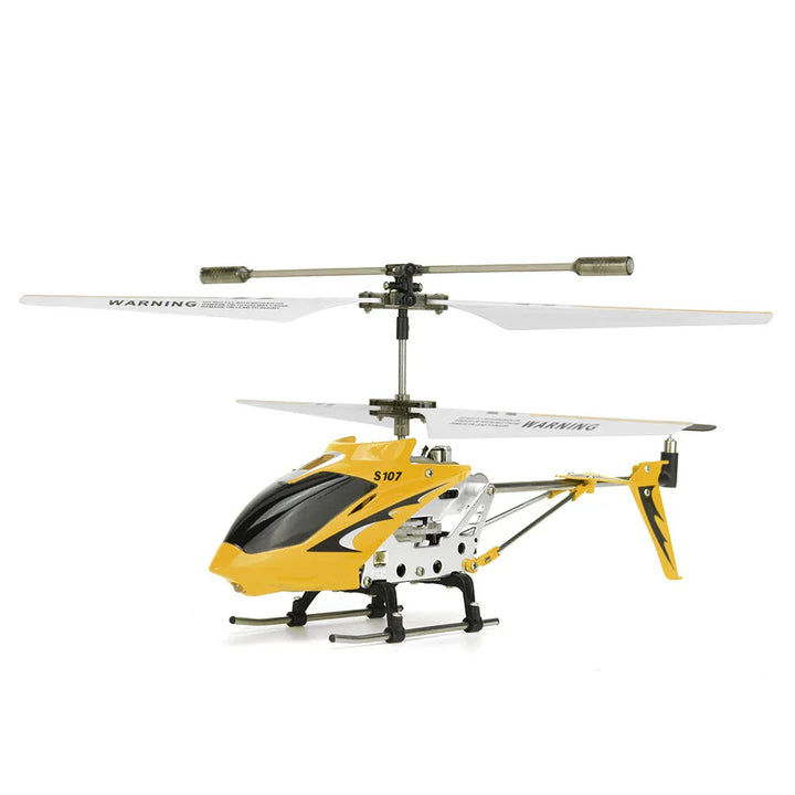 Unbreakable mini RC helicopter, gyro-stabilized for smooth remote control flight. Unisex drone toy.