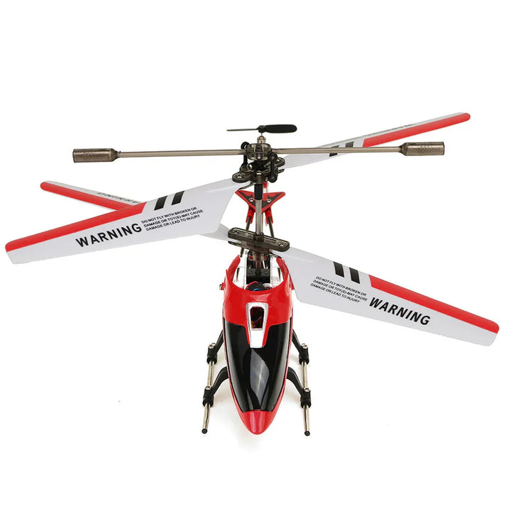 Remote control mini helicopter, crash-resistant and gyro-stabilized for stable indoor outdoor flying.