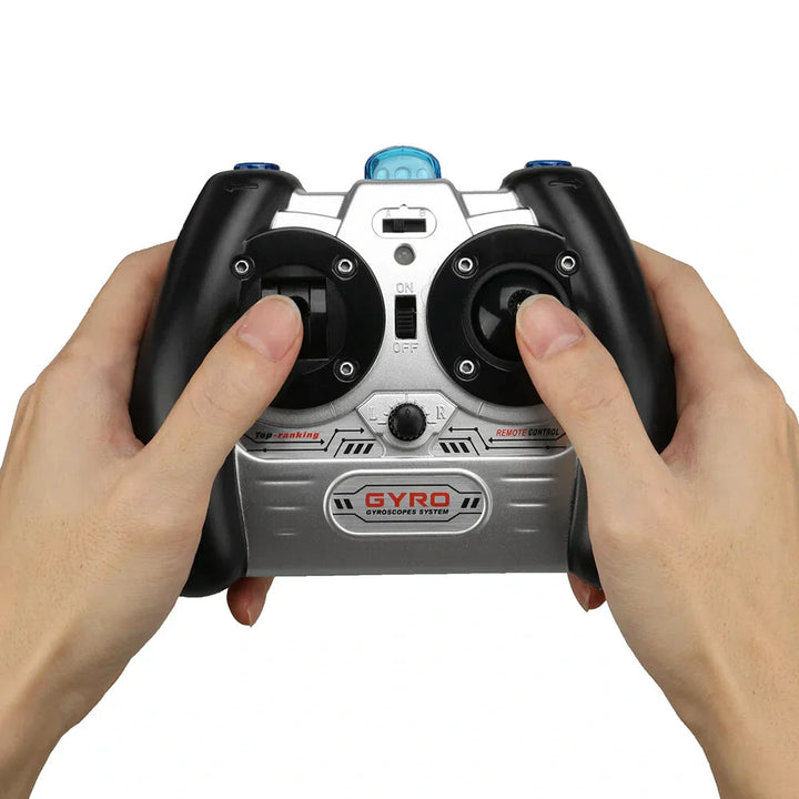 Unisex mini RC helicopter with gyro. Durable, stable, and crash-resistant for all ages.