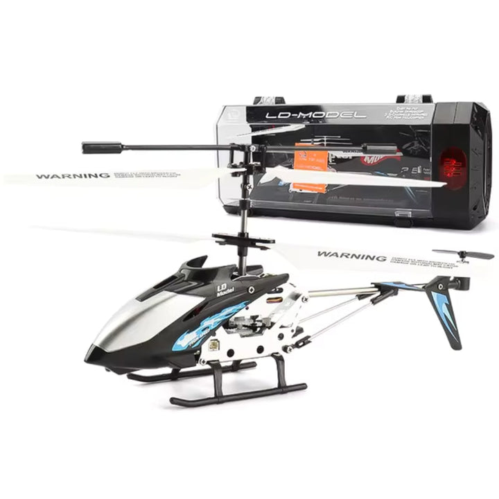Stable mini RC helicopter drone toy, featuring gyro and crash-resistant design for fun remote control.