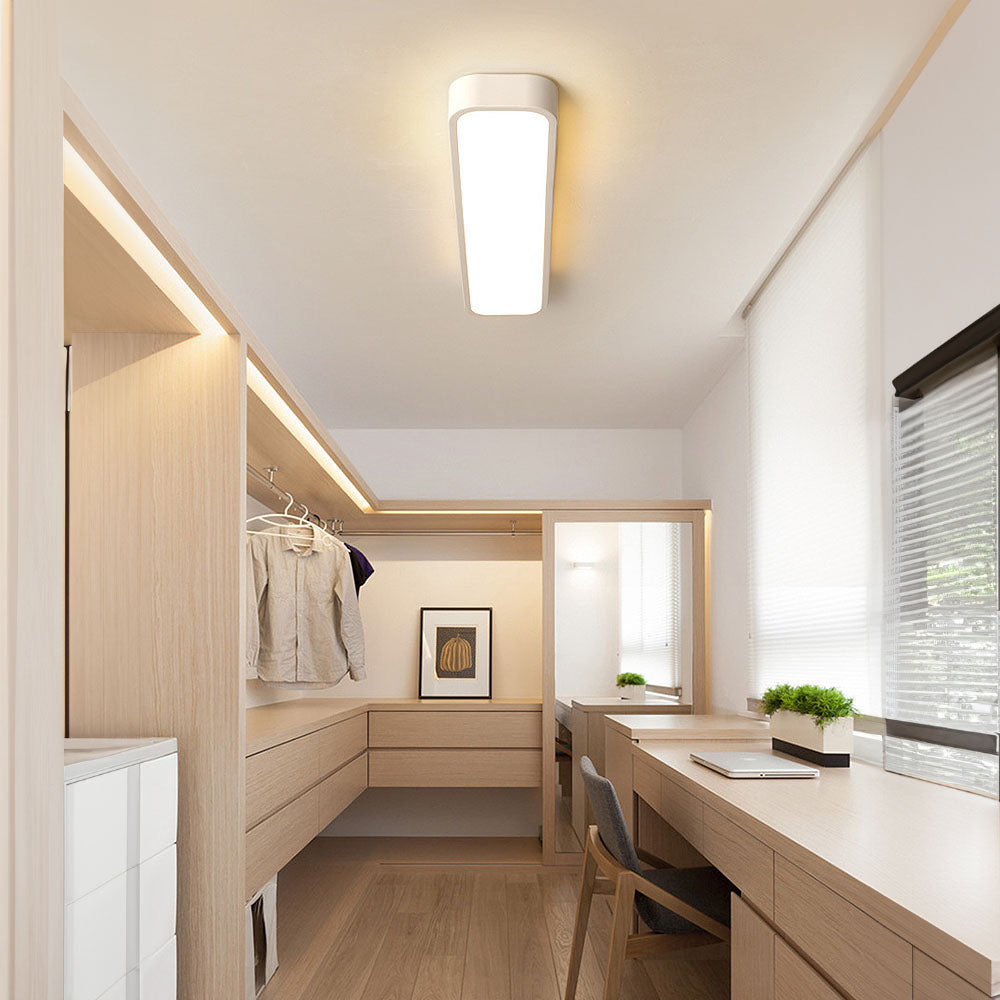 Sleek long LED ceiling lamp, perfect for modern Nordic style living room lighting.