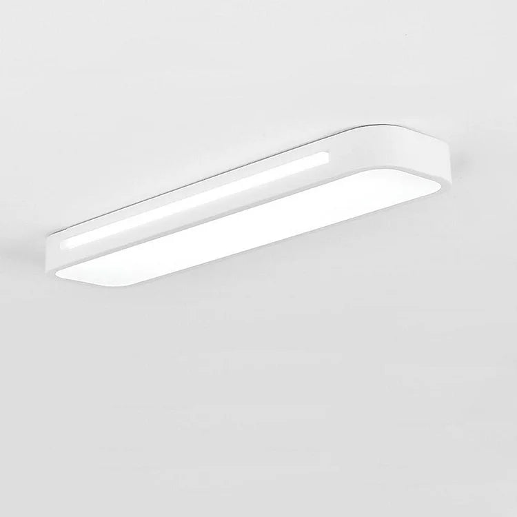 Modern long LED ceiling light, creating a contemporary ambiance in any room.