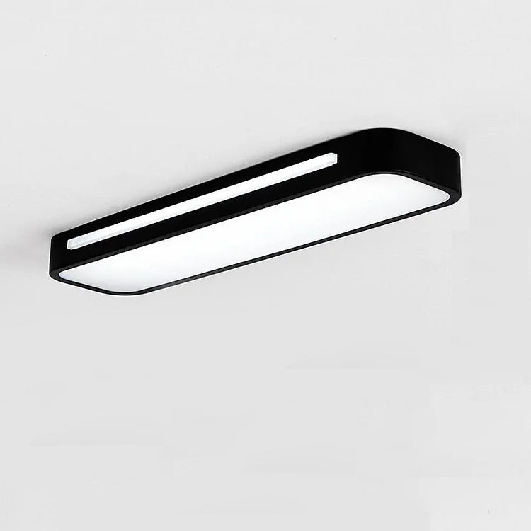 Minimalist long LED ceiling light, offering clean and modern home illumination.