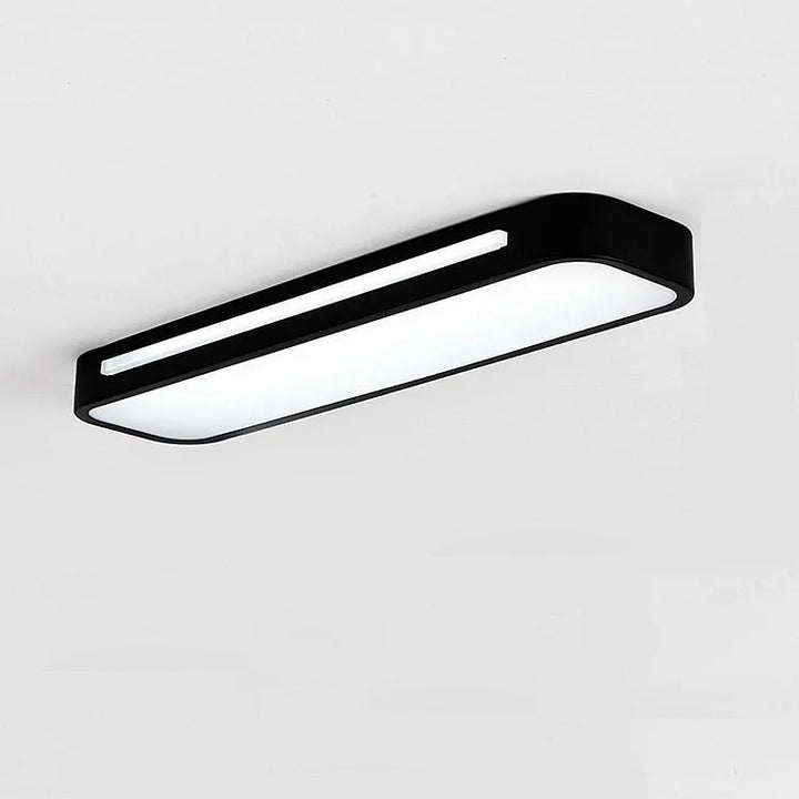 Minimalist long LED ceiling light, offering clean and modern home illumination.