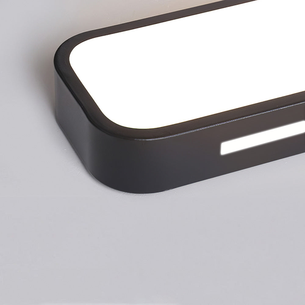 Contemporary long LED ceiling light, perfect for modern kitchen or dining room illumination.