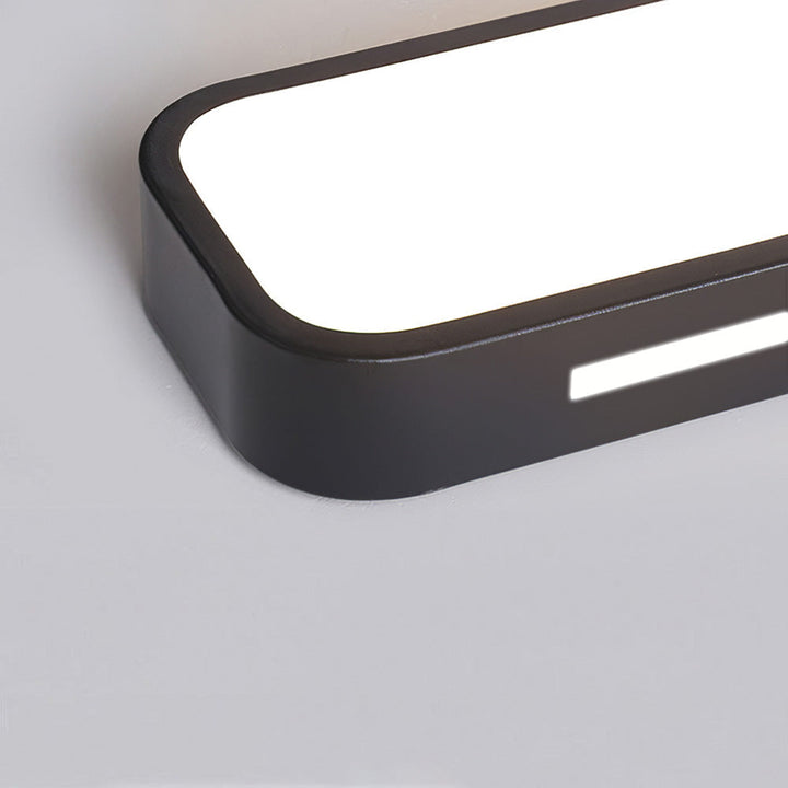 Contemporary long LED ceiling light, perfect for modern kitchen or dining room illumination.