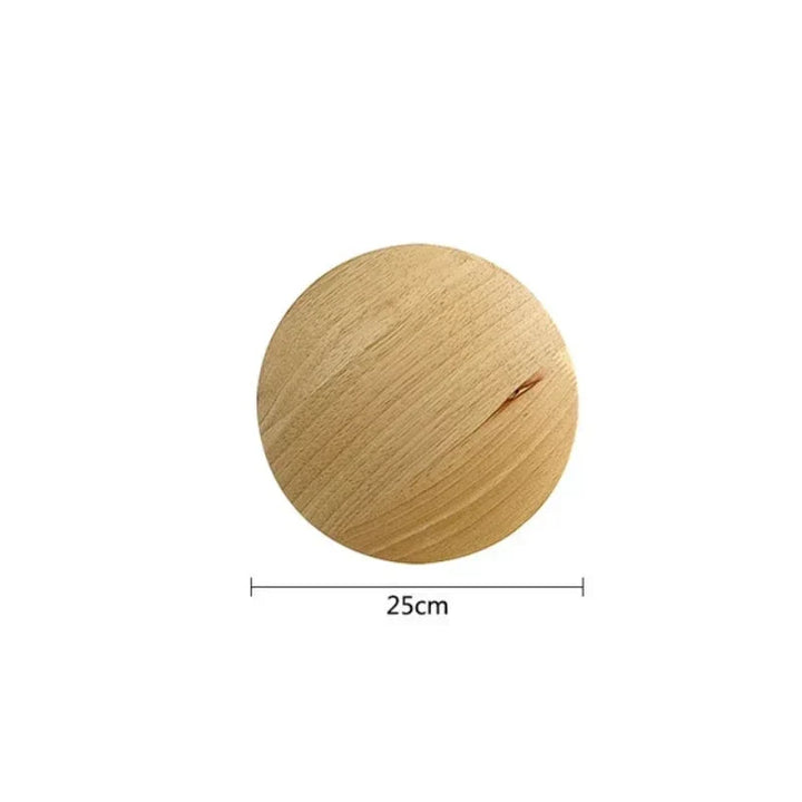 Chic Scandinavian wooden wall lamp. Minimalist design, natural wood grain, soft ambient lighting for contemporary homes.