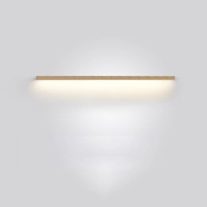 Minimalist wooden wall lamp, perfect for modern home decor and enhanced ambiance.