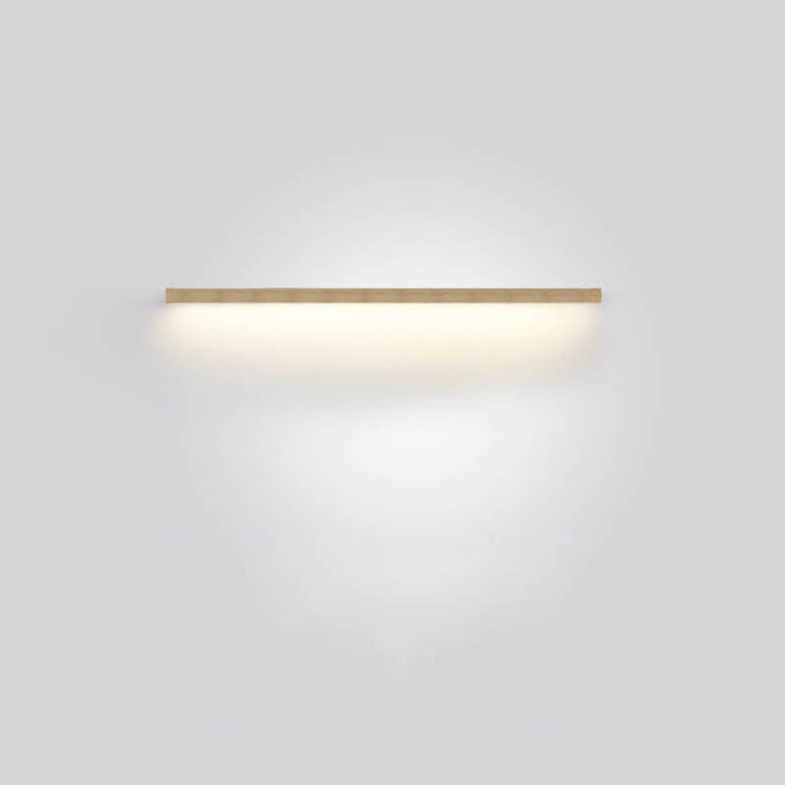 Scandinavian style wooden wall lamp, ideal for natural, ambient LED lighting and modern decor.