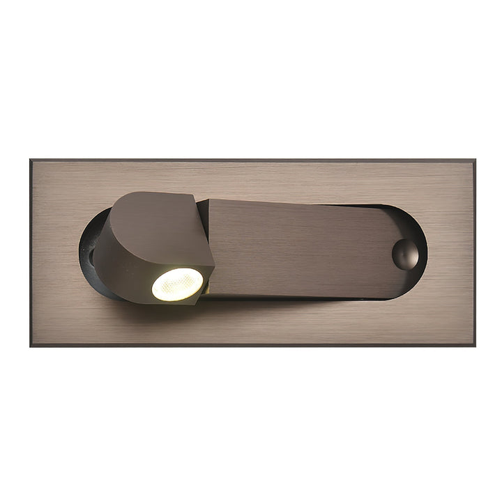Bedroom reading LED wall lamp, adjustable arm for optimal light direction.