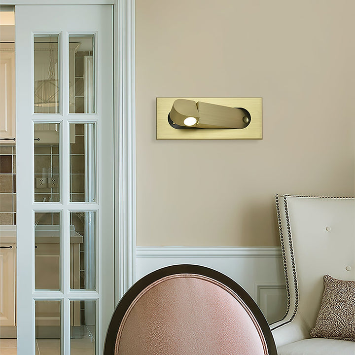 Flexible LED wall lamp for reading, modern design, great for bedside.
