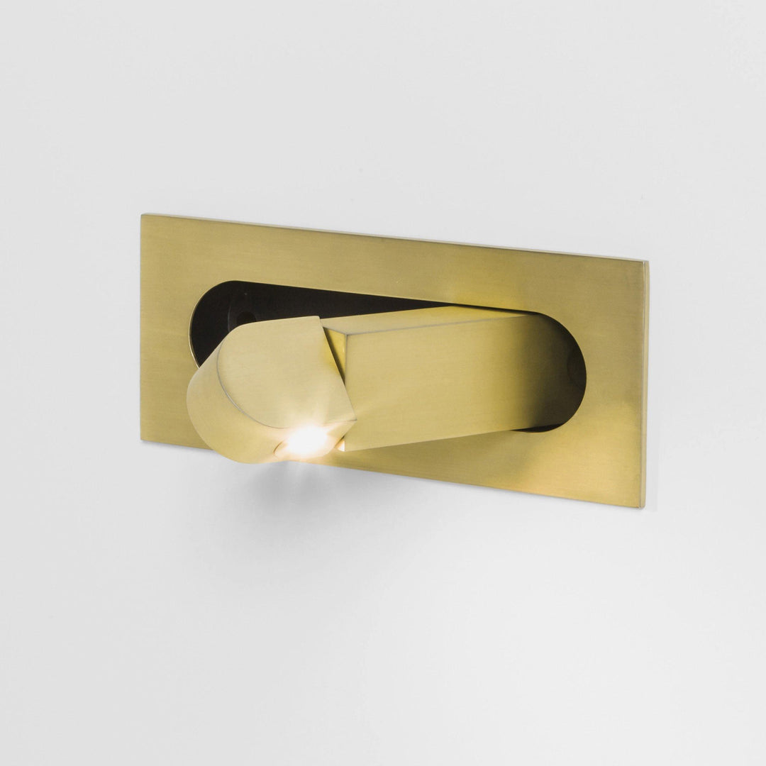 Stylish adjustable LED wall light, ideal for bedside reading and home decor.