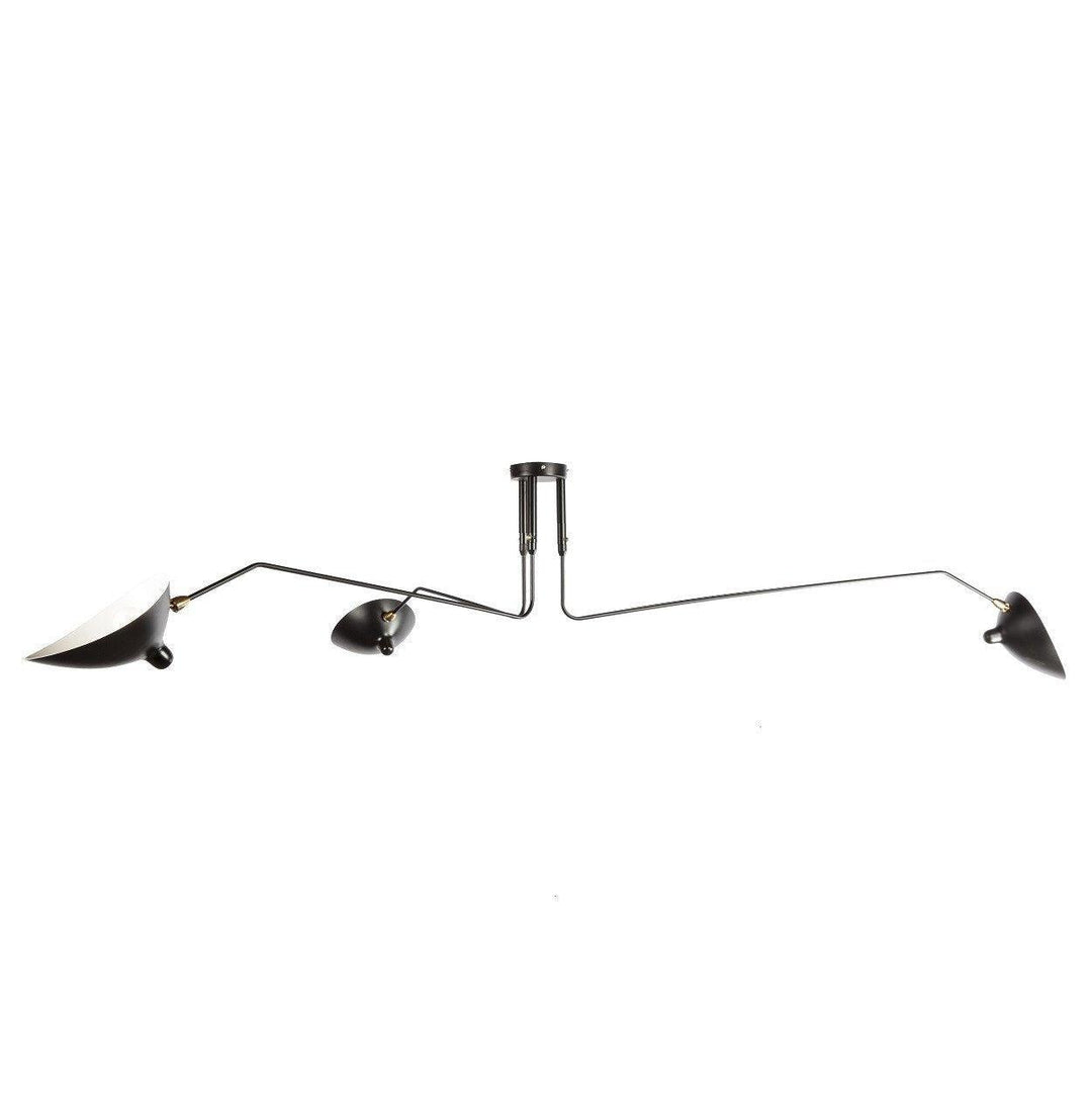 Sleek multi-arm ceiling light with adjustable design, perfect for contemporary homes.