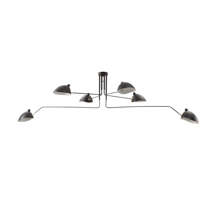 Designer multi-arm adjustable ceiling light, perfect for contemporary style.