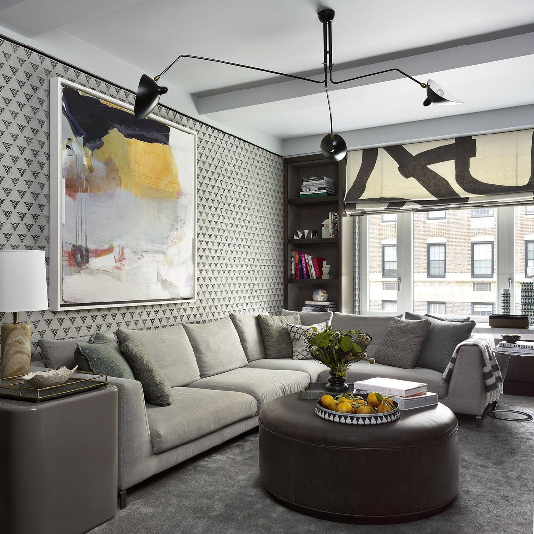 Multi-arm ceiling lamp with adjustable design, perfect for flexible illumination.