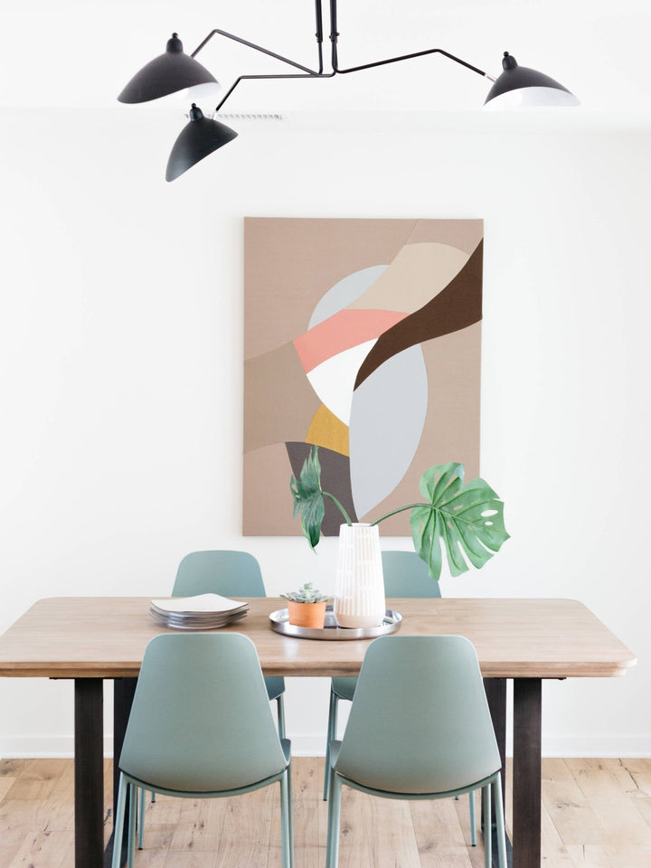 Modern adjustable multi-arm ceiling light, a statement in contemporary styling.