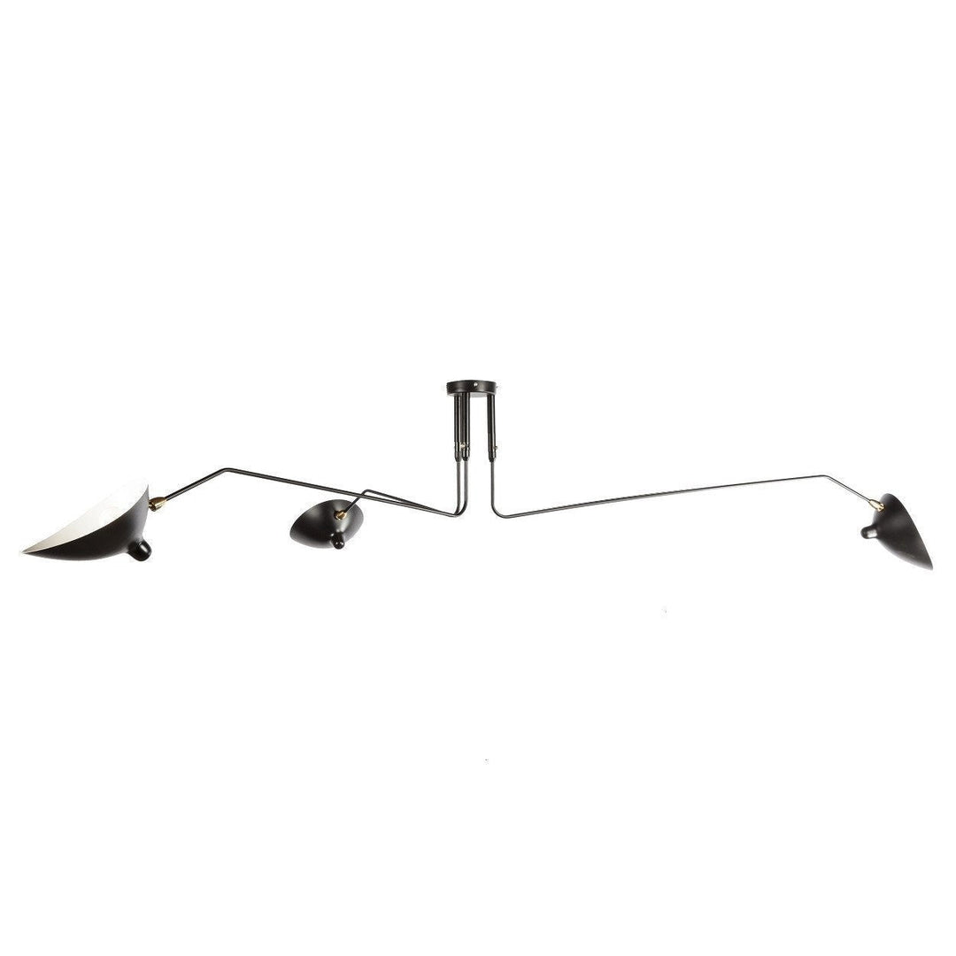 Designer adjustable multi-arm ceiling lamp, perfect for contemporary bedrooms.