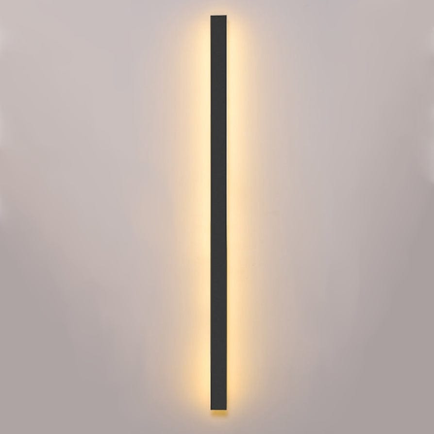 Durable backlit LED exterior lamp, a modern light for entryway and outdoor spaces.